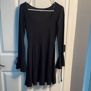 Derek Heart Black Long Sleeve Dress